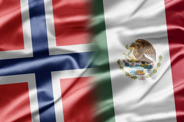 Norsko a Mexiko — Stock fotografie