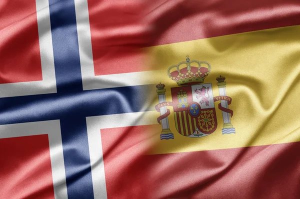 Noruega y España — Foto de Stock