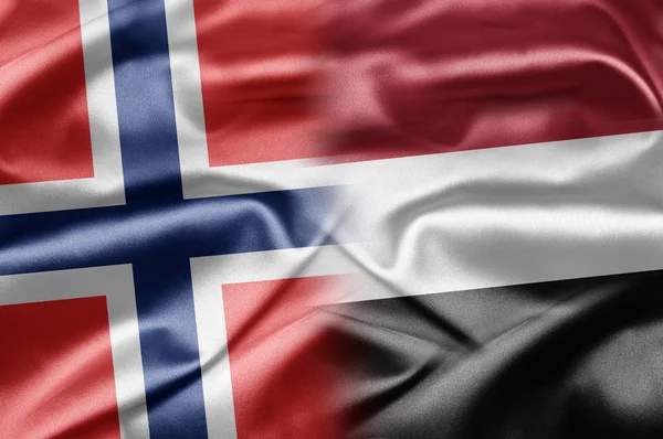 Norwegen und Jemen — Stockfoto