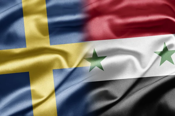 Швеция и Сирии — стоковое фото
