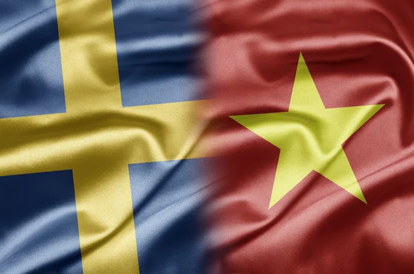 Sweden and Vietnam — Stock Photo, Image