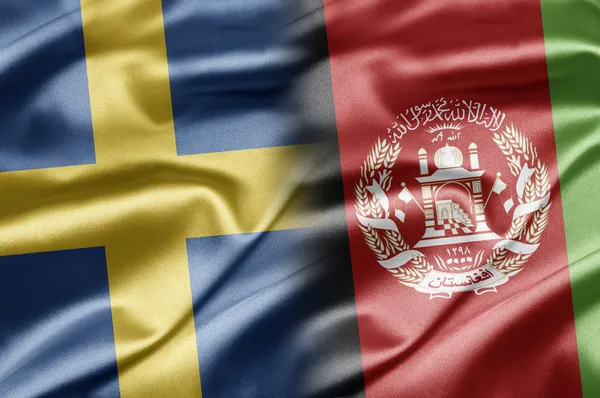 Sweden and Afghanistan — Stock Photo, Image