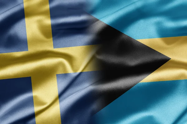 Szwecja i Bahamy — Zdjęcie stockowe