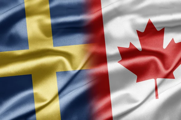Svezia e Canada — Foto Stock