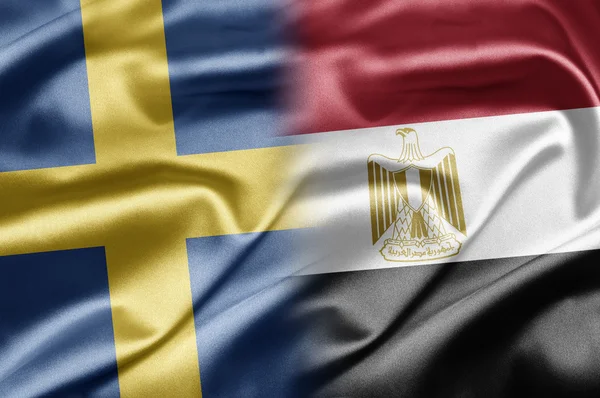 Schweden und Ägypten — Stockfoto