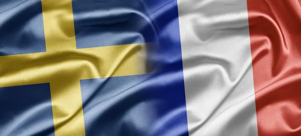 Szwecja i Francja — Zdjęcie stockowe