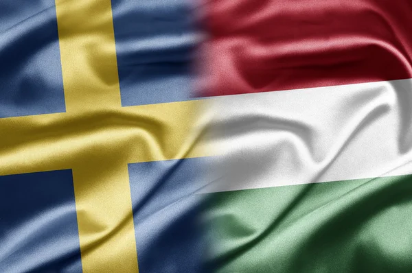 Sverige och Ungern — Stockfoto