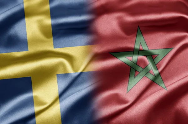 スウェーデンとモロッコ — ストック写真