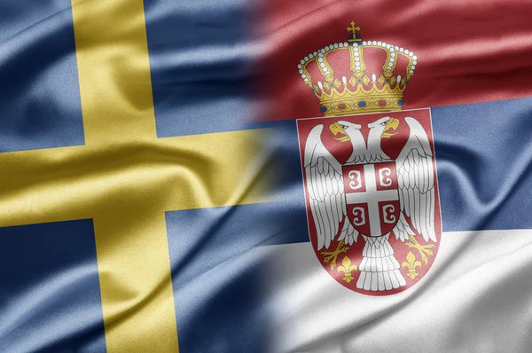 Sweden and Serbia — Stock Photo, Image