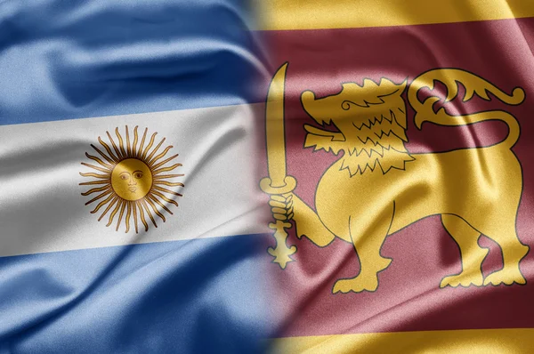 阿根廷和斯里兰卡 — 图库照片