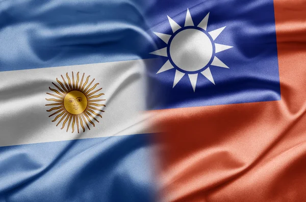 Argentina och taiwan — Stockfoto