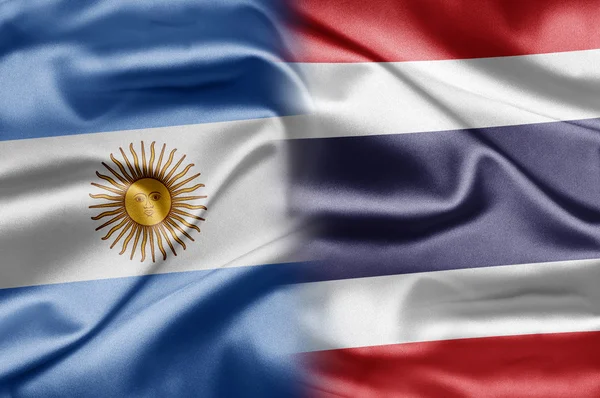 Argentina och thailand — Stockfoto