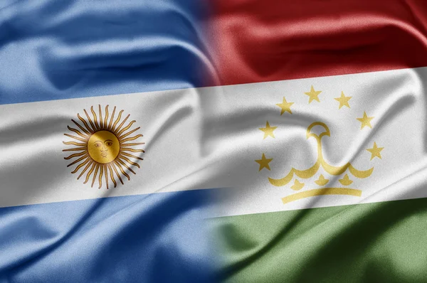 Argentina y Tayikistán — Foto de Stock