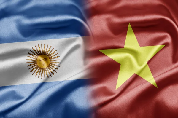 Argentina y Vietnam — Foto de Stock