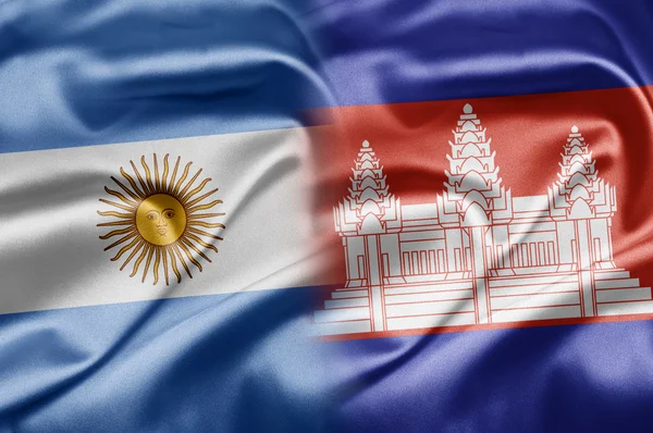 Argentina e Camboja — Fotografia de Stock