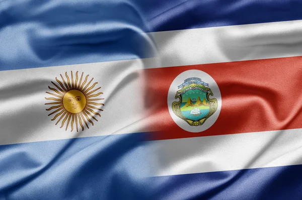 Argentina och costa rica — Stockfoto