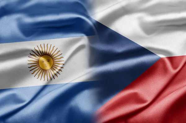 Argentina och tjeckiska — Stockfoto