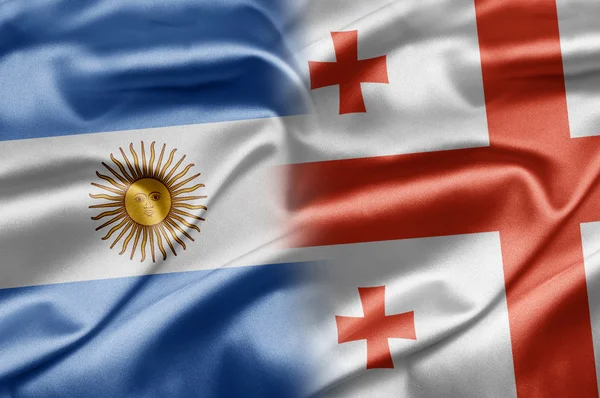 Argentina och Georgien — Stockfoto