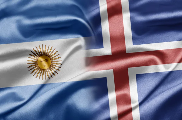 Argentina och Island — Stockfoto