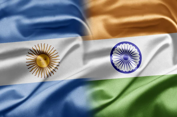 Argentina och Indien — Stockfoto