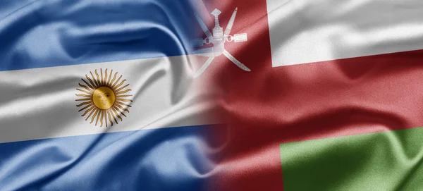 Argentinien und Oman — Stockfoto