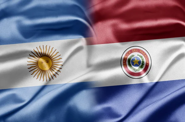 Argentina och paraguay — Stockfoto