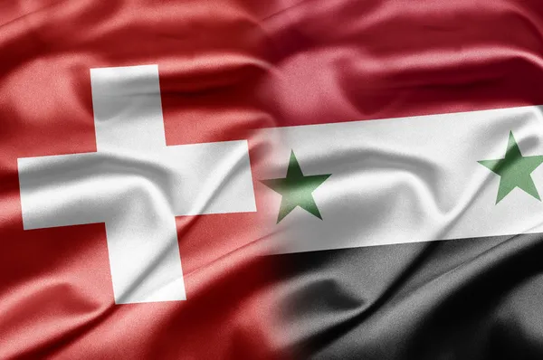 Schweiz och Syrien — Stockfoto