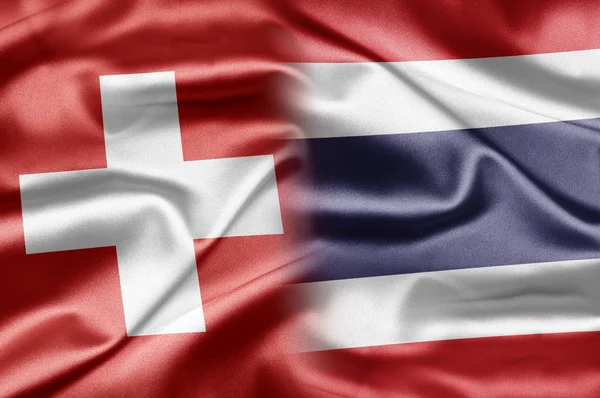 Switzerland and Thailand — Stock Photo, Image