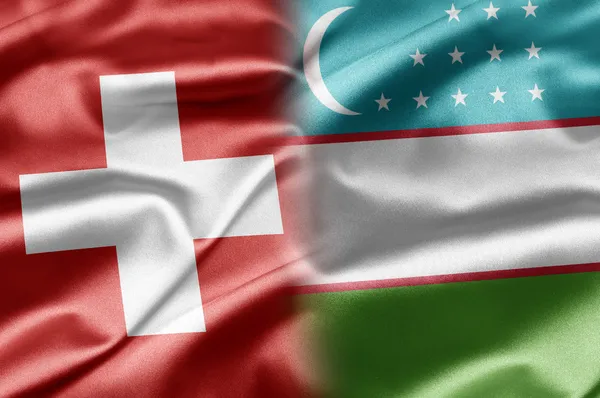 Switzerland and Uzbekistan — Stock Photo, Image