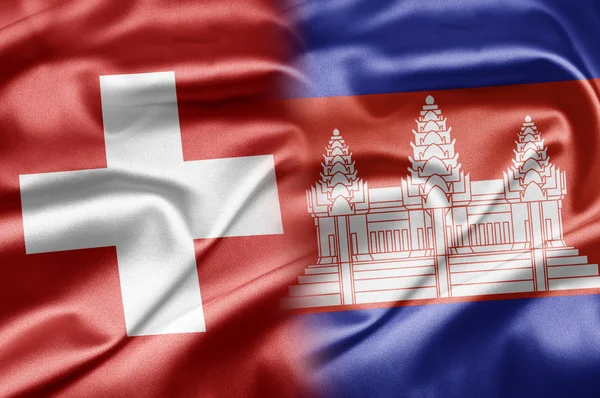 Switzerland and Cambodia — Stock Photo, Image