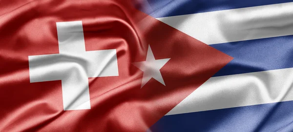 Švýcarsko a Kuba — Stock fotografie