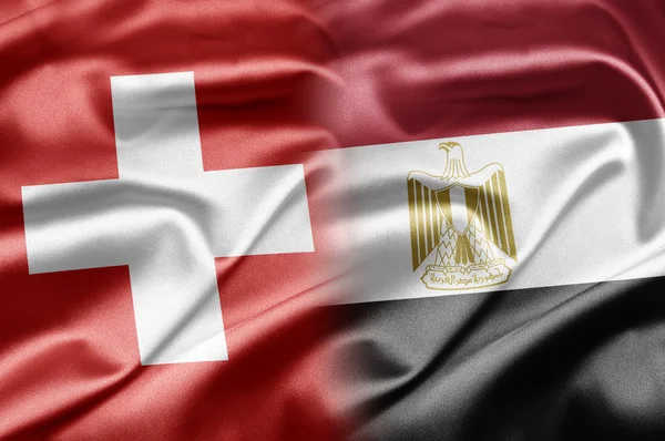 Švýcarsko a egypt — Stock fotografie