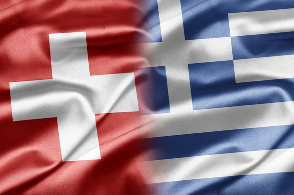 Svizzera e Grecia — Foto Stock