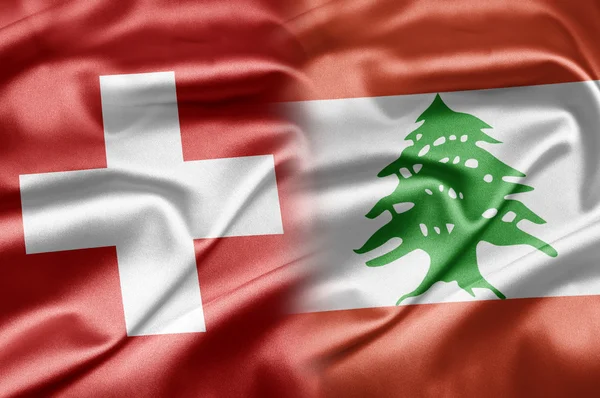 Zwitserland en Libanon — Stockfoto