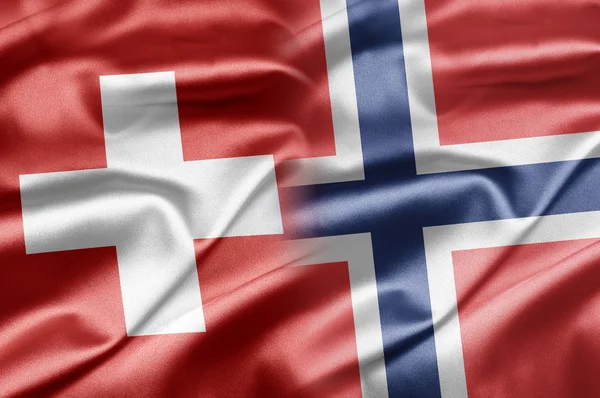 Suiza y Noruega — Foto de Stock