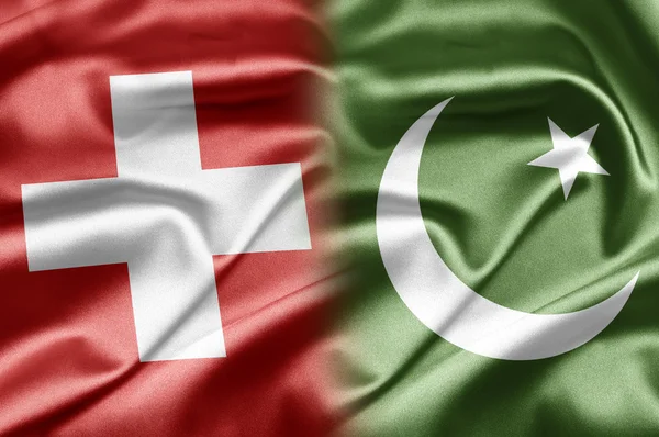 スイス連邦共和国およびパキスタン — ストック写真