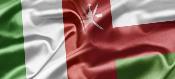 Italien och oman — Stockfoto