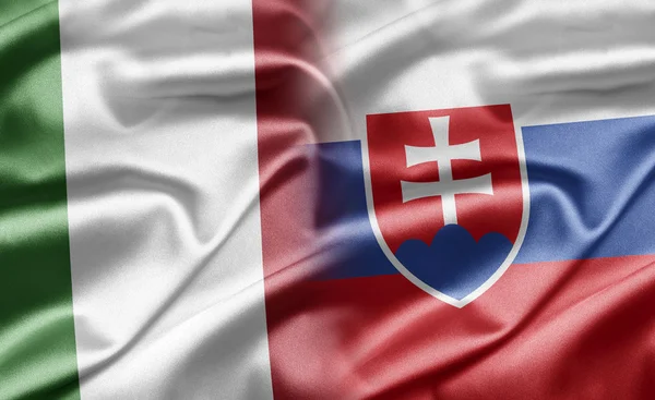 Italien och Slovakien — Stockfoto