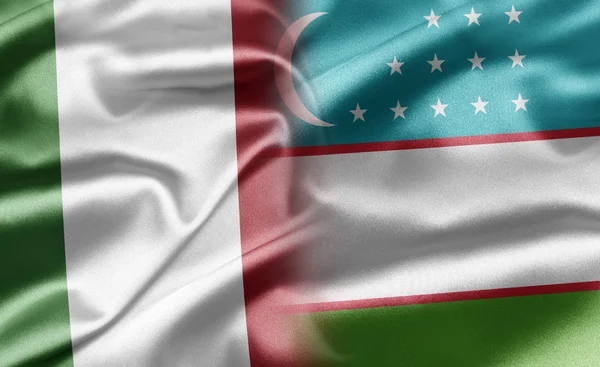 Італія і Узбекистан — стокове фото