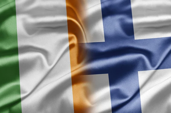 Ірландія та Фінляндія — стокове фото