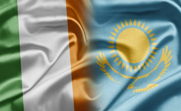 Irland och Kazakstan — Stockfoto