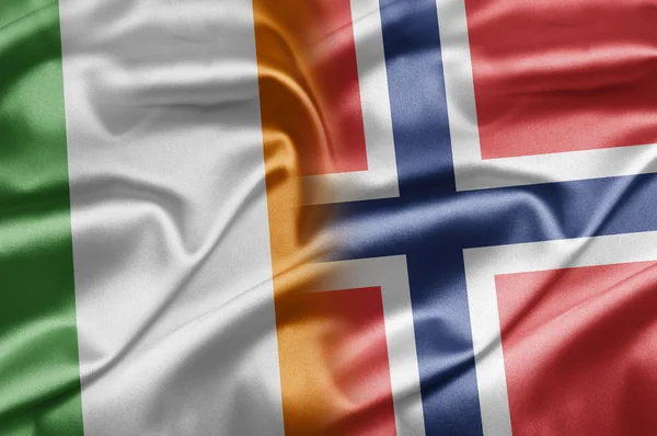 Irlandia i Norwegia — Zdjęcie stockowe