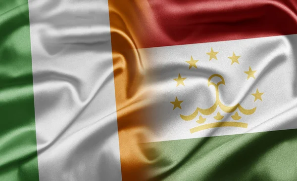 İrlanda ve Tacikistan — Stok fotoğraf