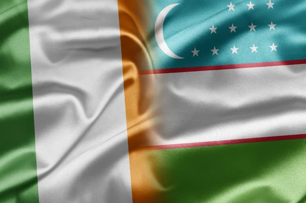 Ireland and Uzbekistan — Stock Photo, Image