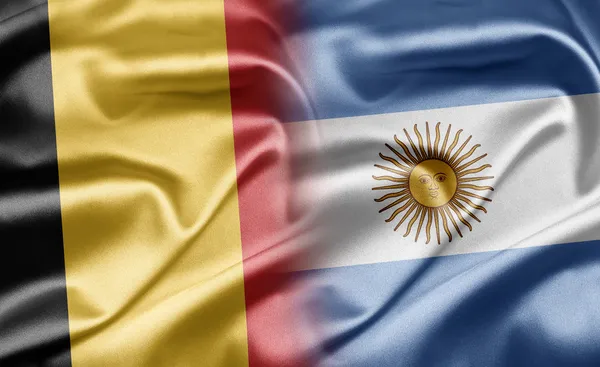 België en Argentinië — Stockfoto