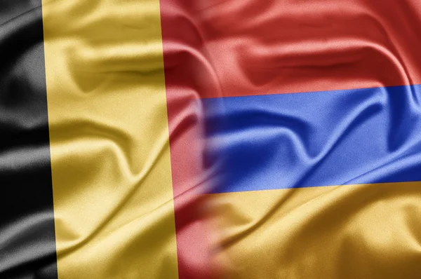 Belgien och Armenien — Stockfoto