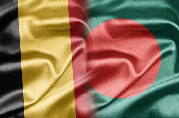Bélgica e Bangladesh — Fotografia de Stock