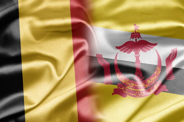 Belgien und Brunei — Stockfoto