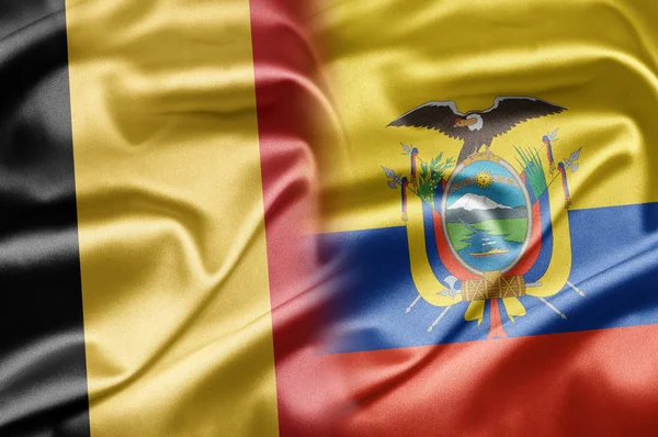 Бельгия и Эквадор — стоковое фото
