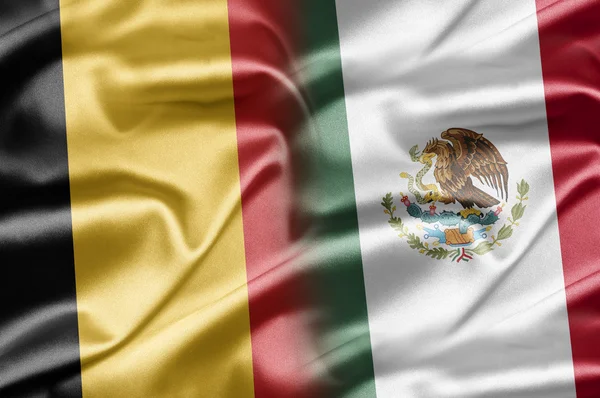Belgien und Mexiko — Stockfoto